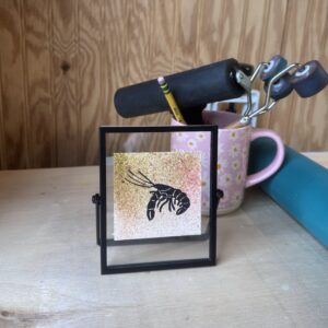 Crawfish Block Print Mini Artwork