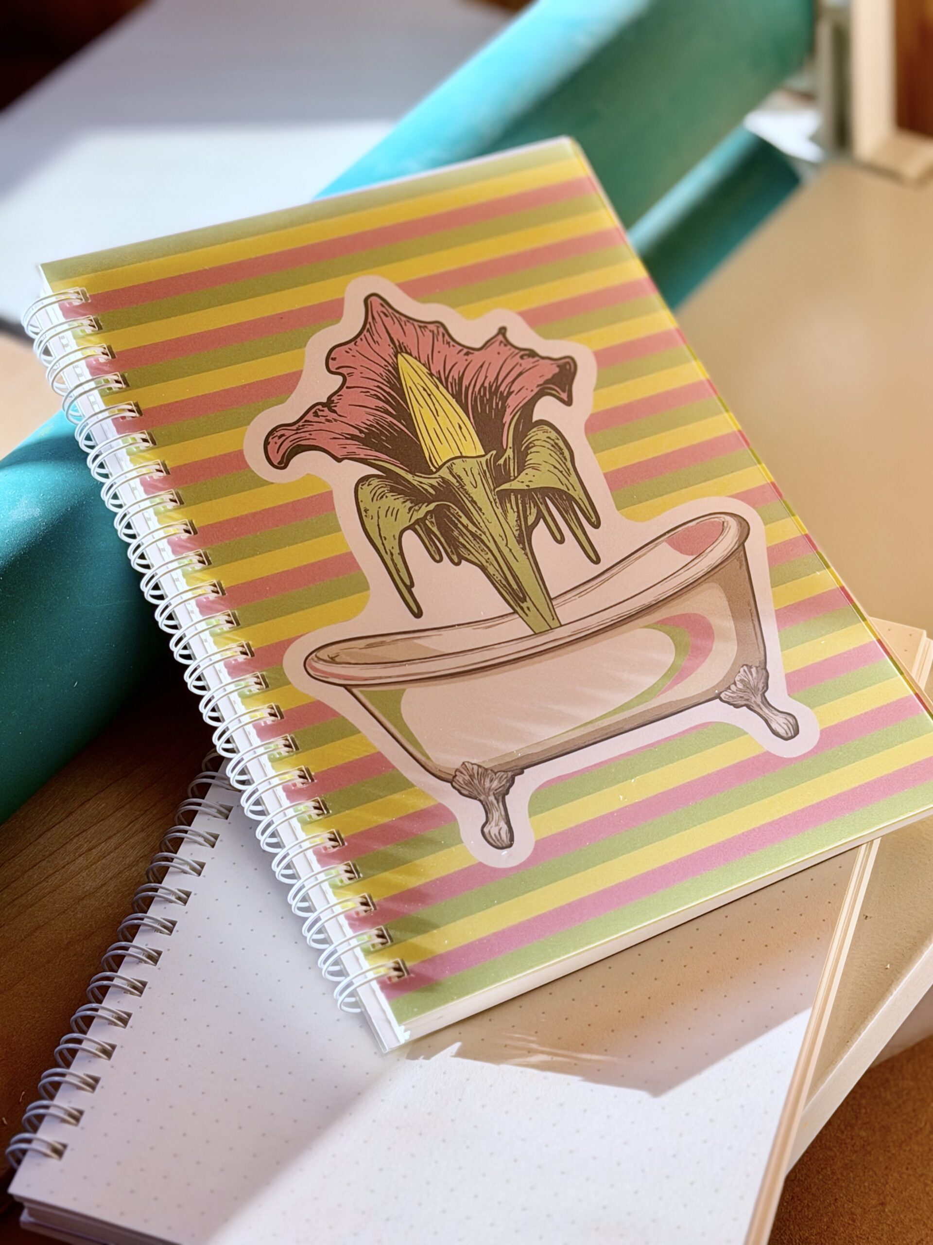 Corpse Flower Bath Spiral Notebook - Image 3