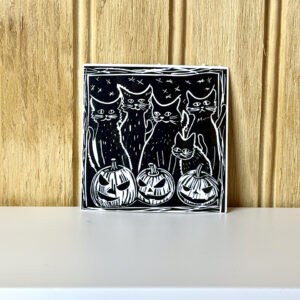 Cats & Pumpkins Sticker