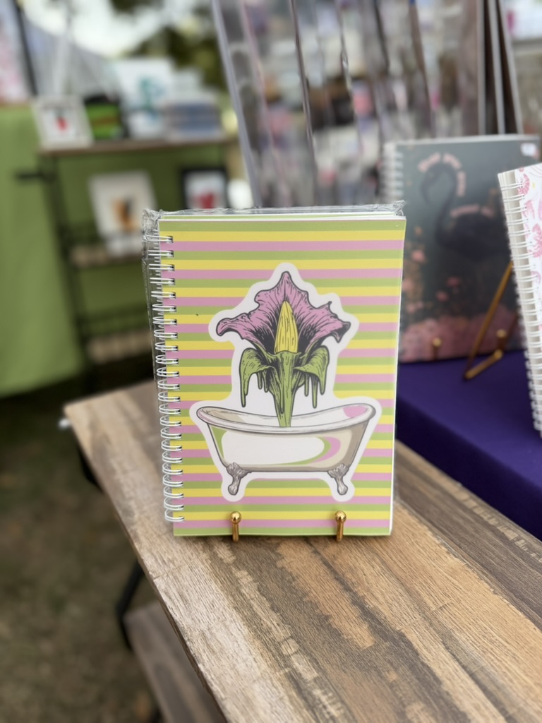 Corpse Flower Bath Spiral Notebook