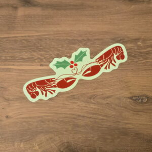 Mistletoe Crawfish Bookmark