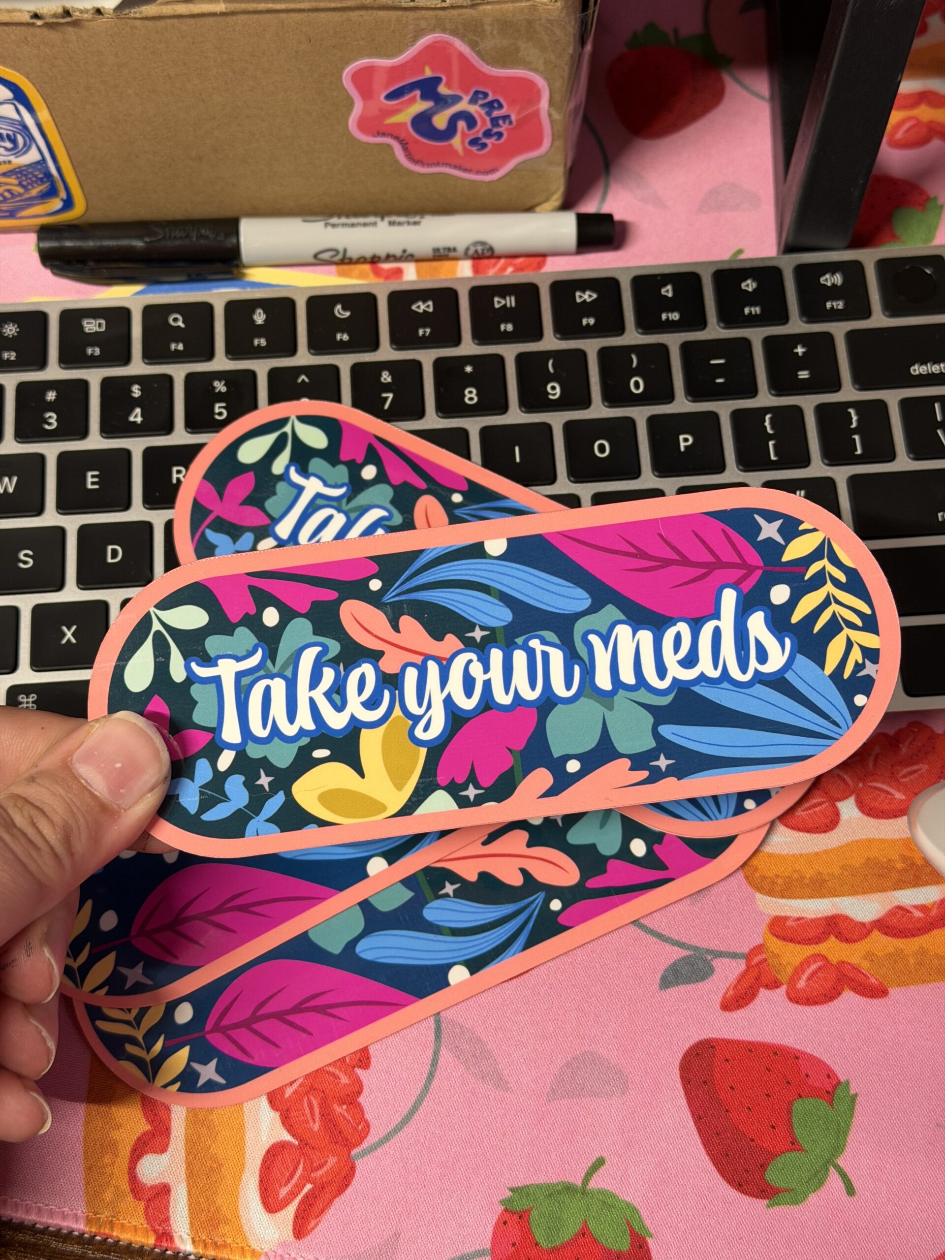 Take Your Meds Bookmark