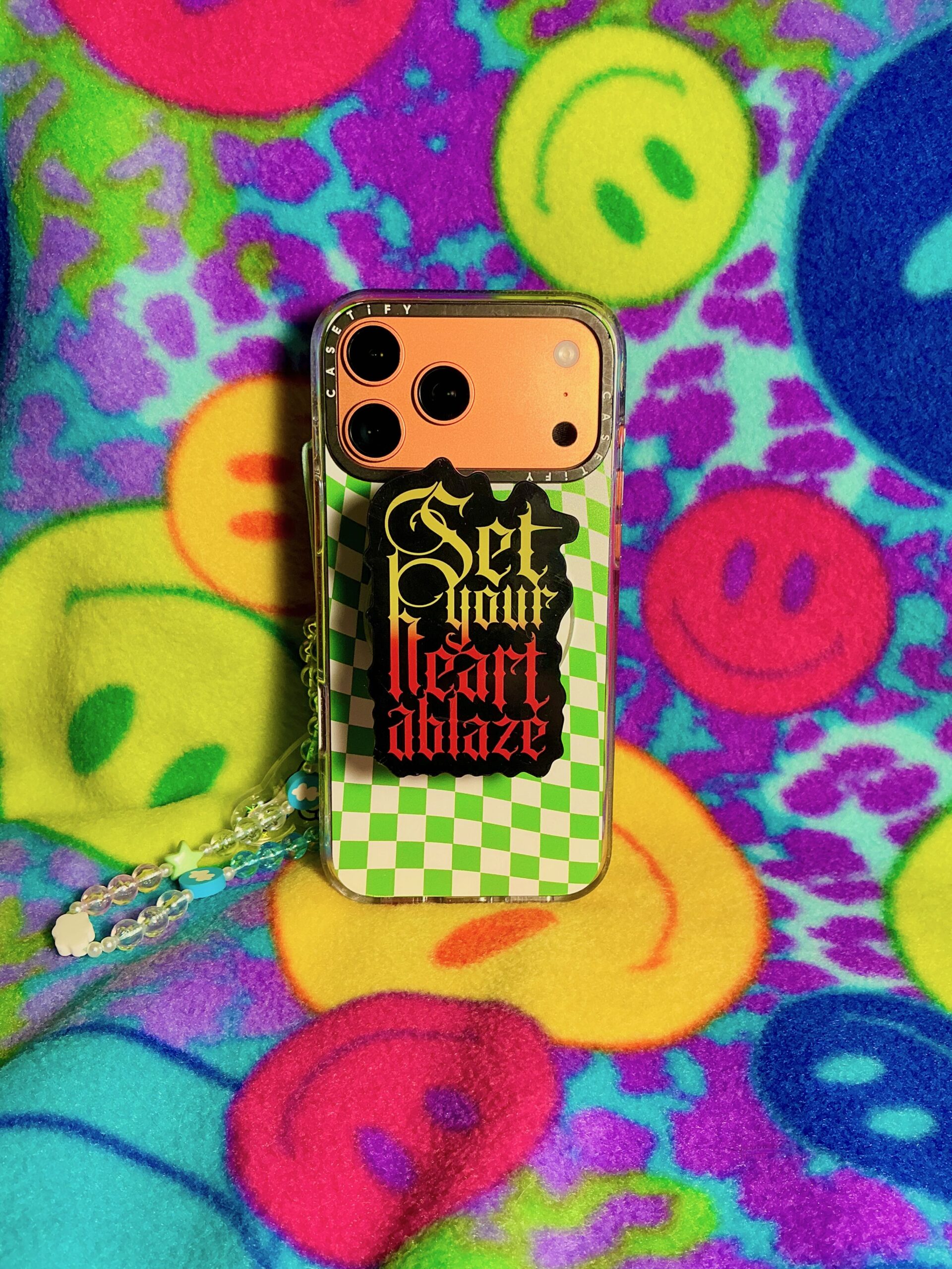 Set Your Heart Ablaze Mag Safe Phone Grip