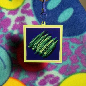 Okra Keychain