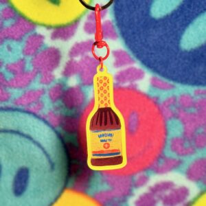 Louisiana Hot Sauce Keychain