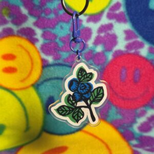 Blueberry Keychain