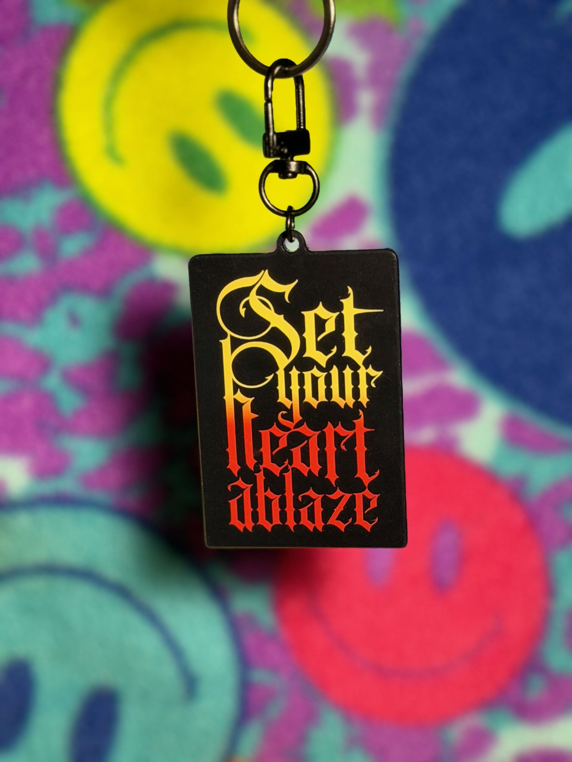 Set Your Heart Ablaze Keychain - Image 2