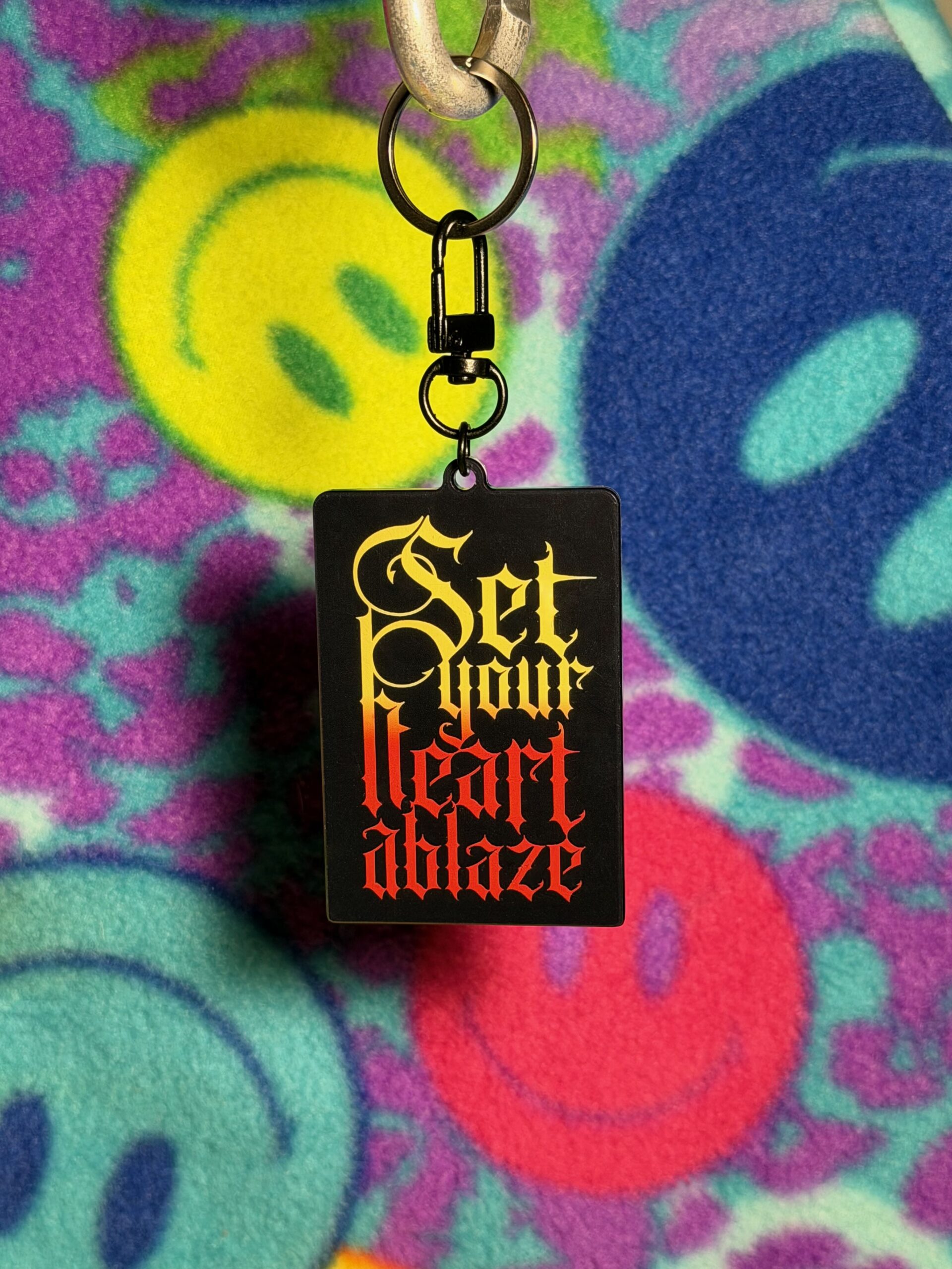 Set Your Heart Ablaze Keychain