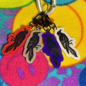 Raven Keychain