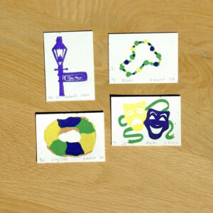 Mardi Gras Mini Print ACEO