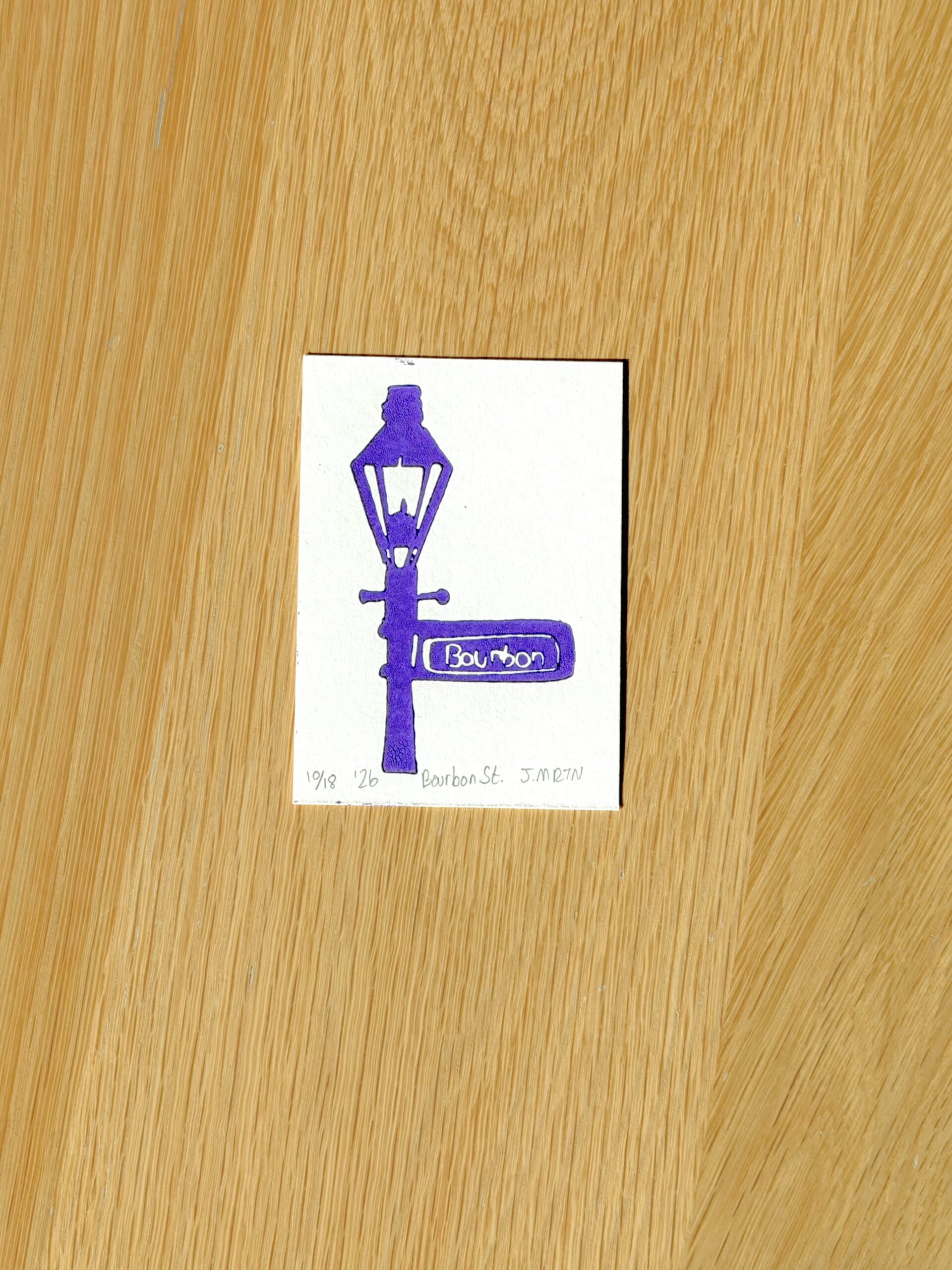 Mardi Gras Mini Print ACEO - Image 4