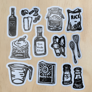 Pantry Staples Stickers & Magnets
