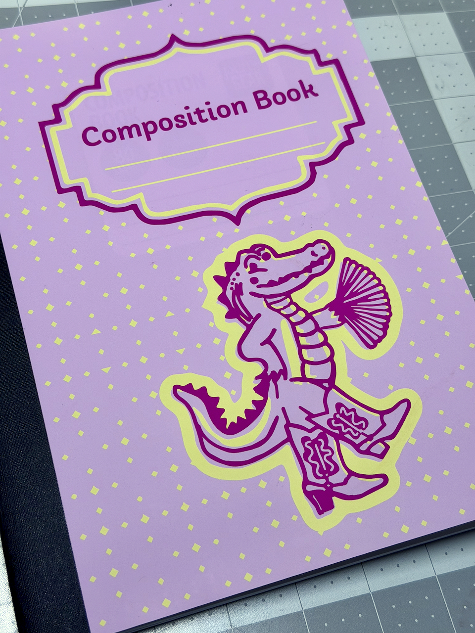 Sassy Alligator Composition Notebook - Image 8