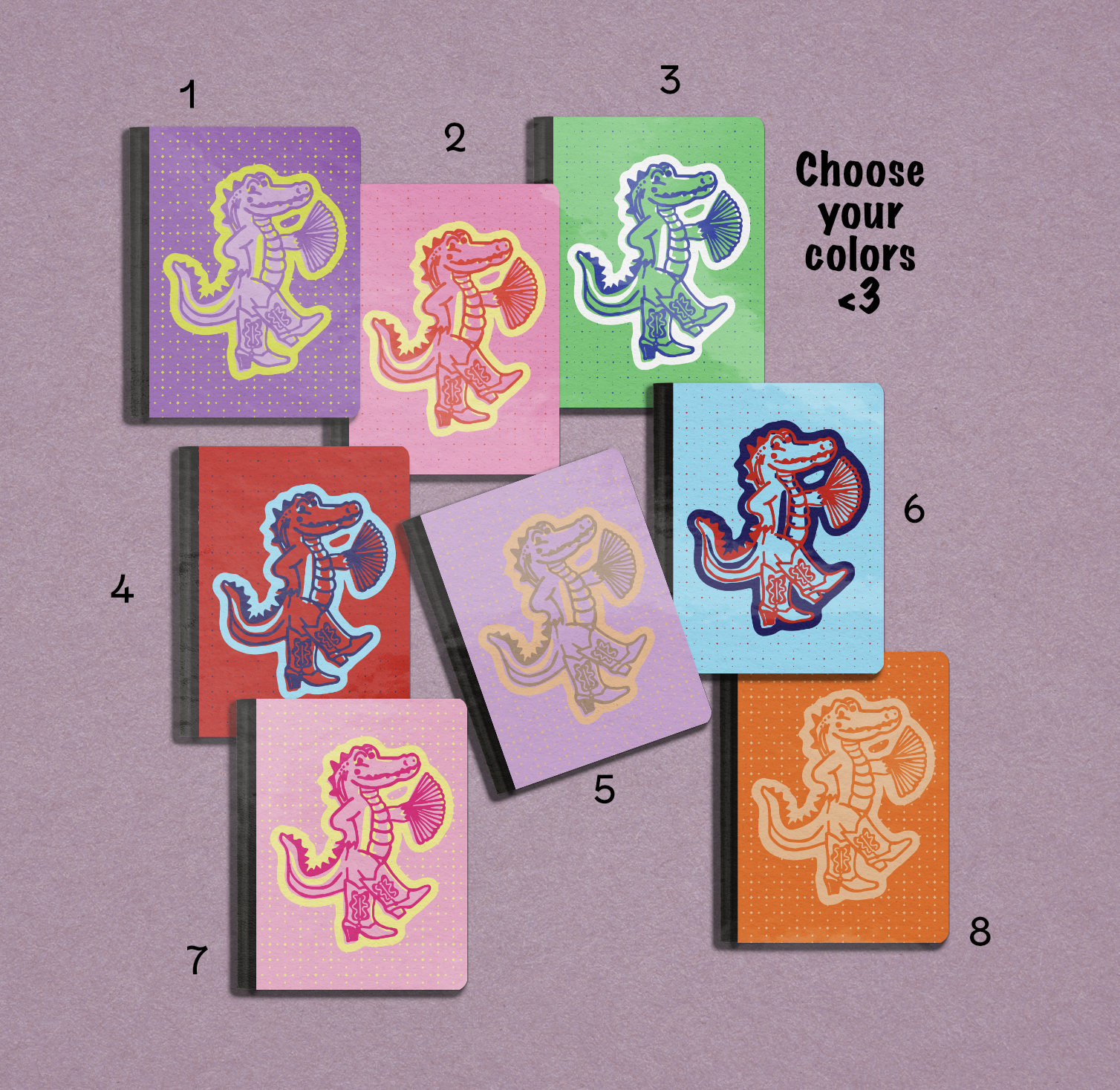 Sassy Alligator Composition Notebook - Image 6