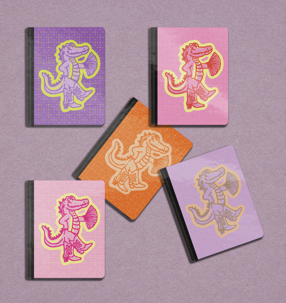 Sassy Alligator Composition Notebook - Image 4