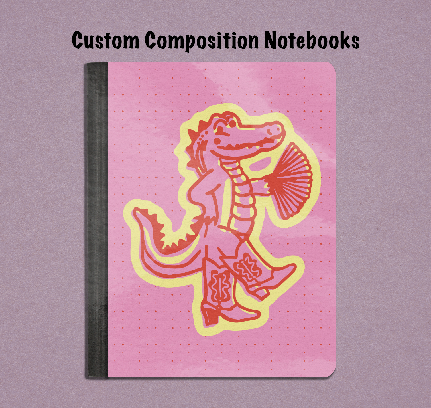 Sassy Alligator Composition Notebook - Image 3