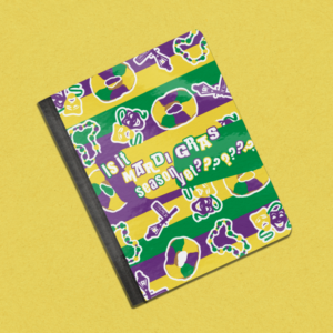 Mardi Gras Composition Notebook