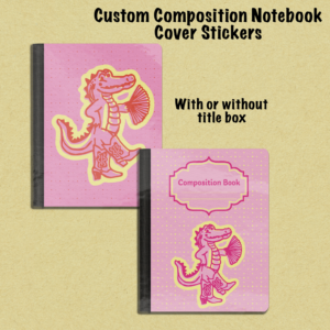 Sassy Alligator Composition Notebook