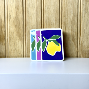Lemon Abstract Sticker