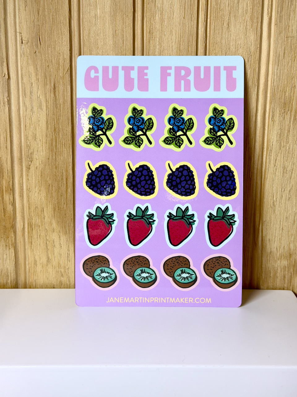 Cute Fruit Sticker Sheet - Image 3