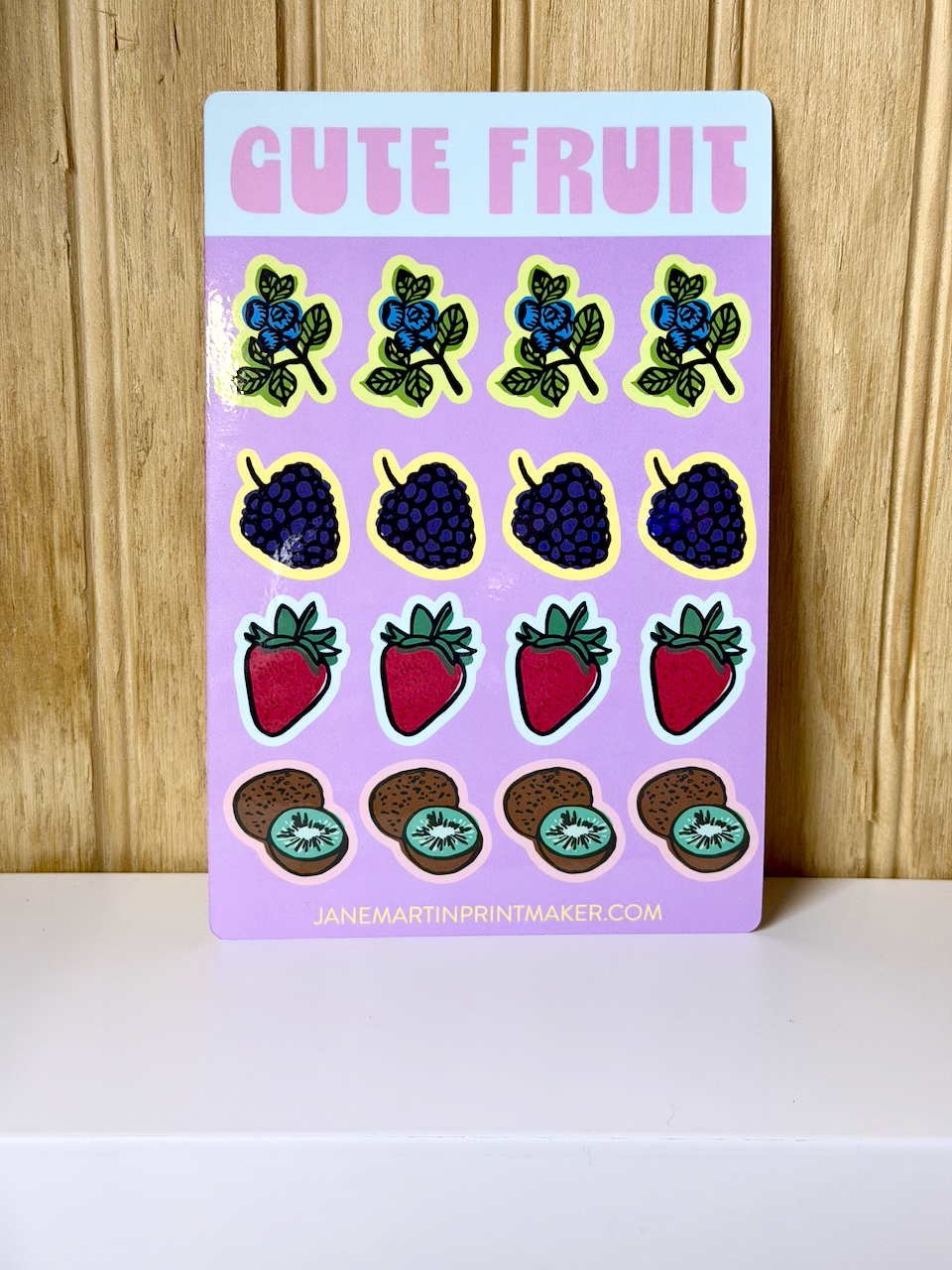 Cute Fruit Sticker Sheet - Image 2