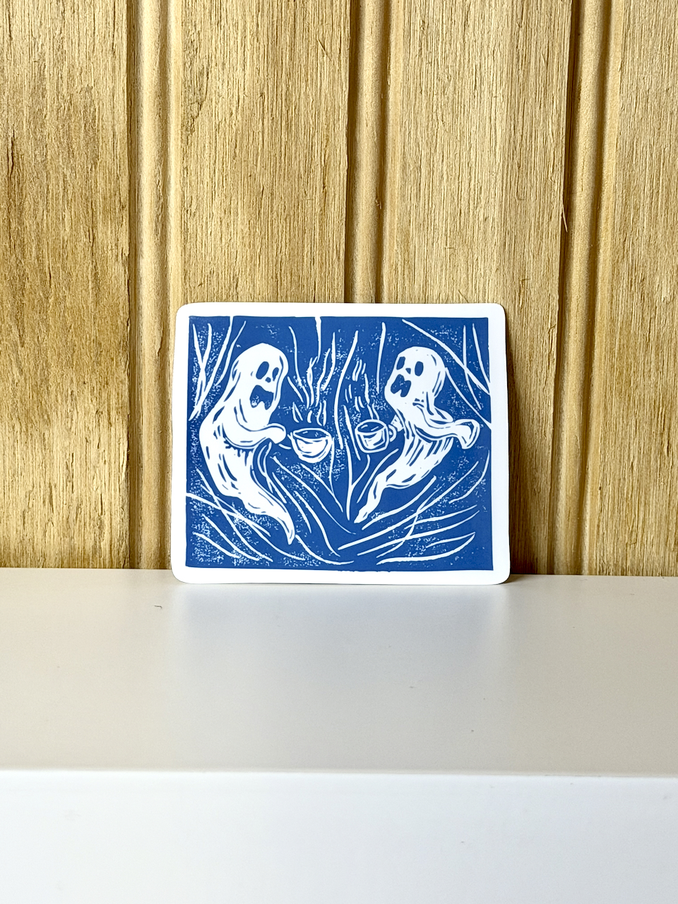 Coffee Ghosts Sticker - Image 2