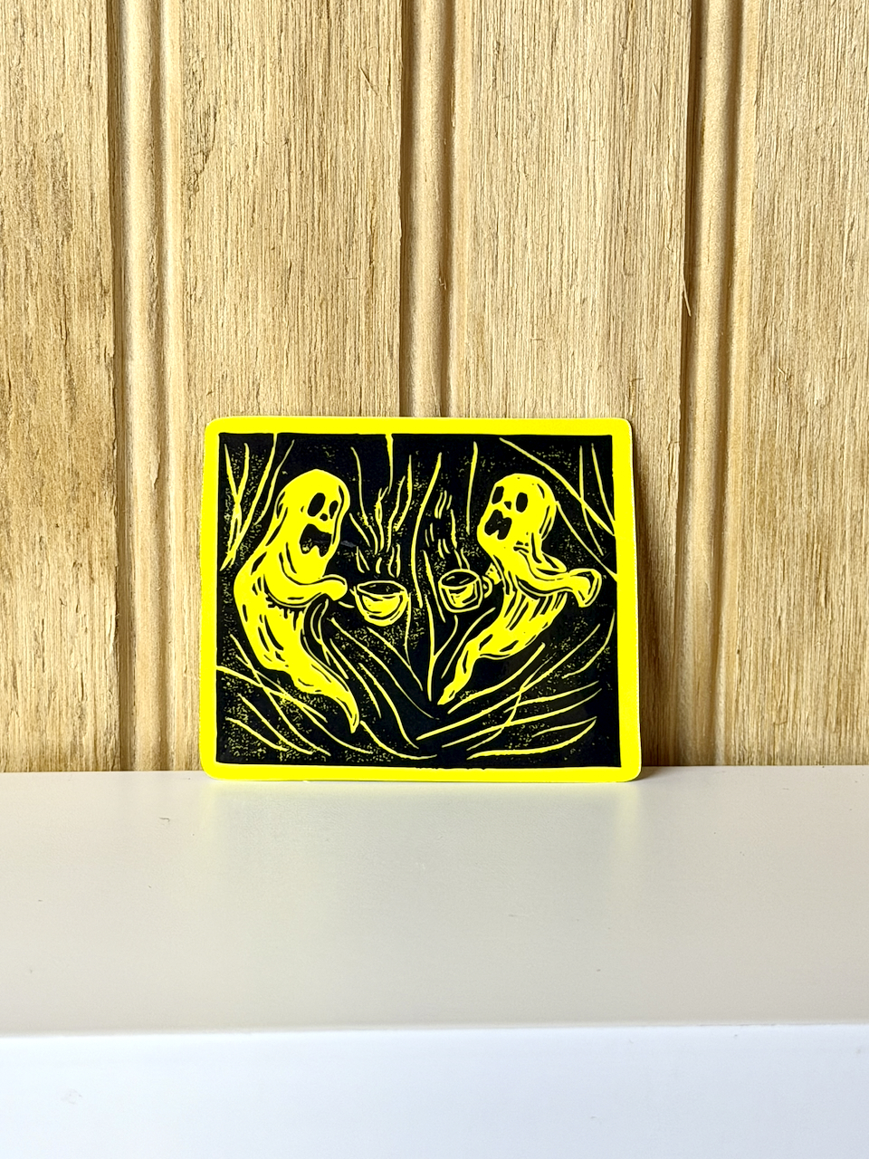 Coffee Ghosts Sticker - Image 4