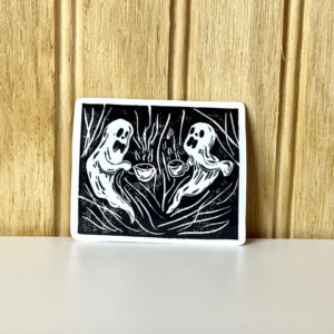 Coffee Ghosts Sticker