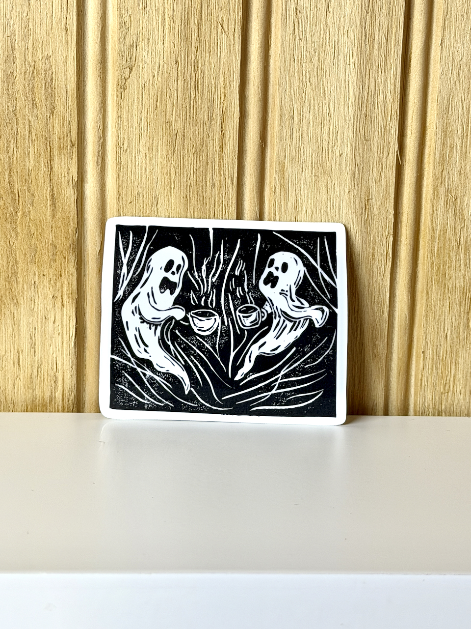 Coffee Ghosts Sticker