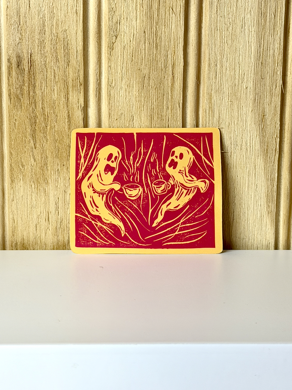 Coffee Ghosts Sticker - Image 5