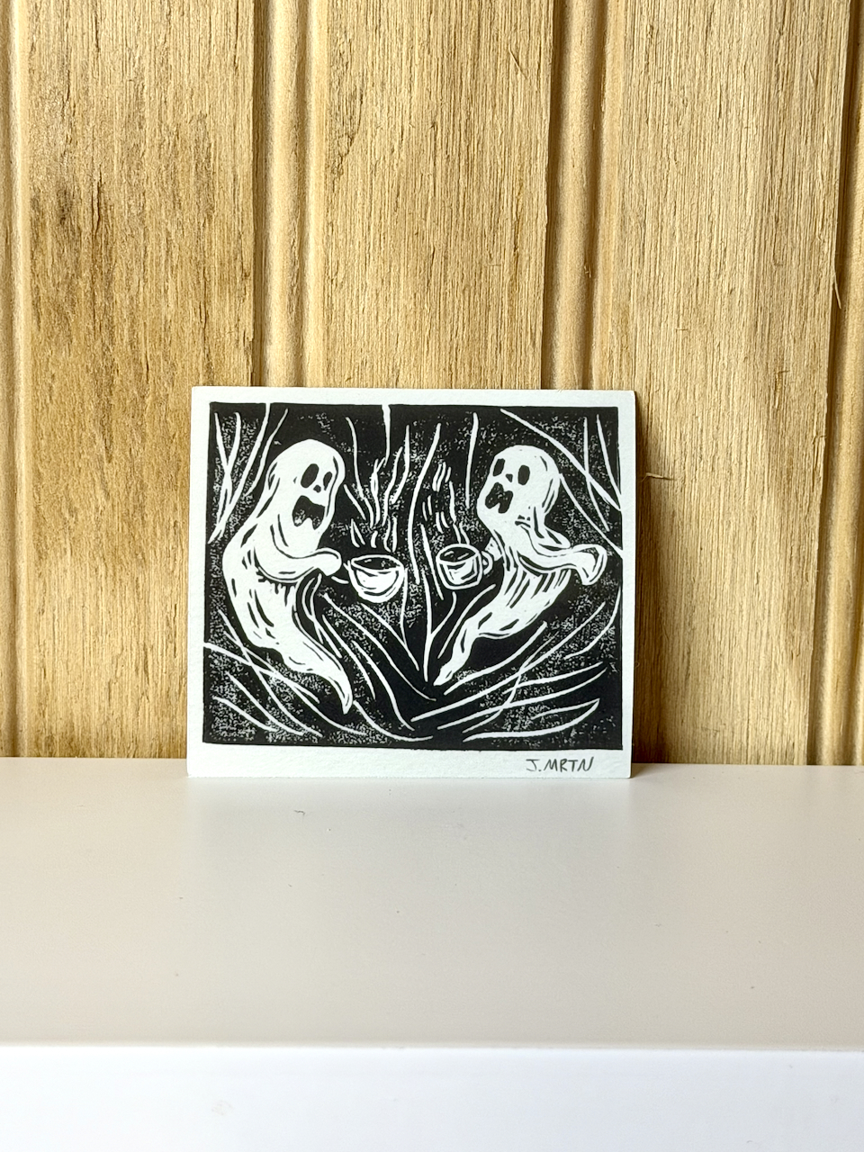 Coffee Ghosts Sticker - Image 6