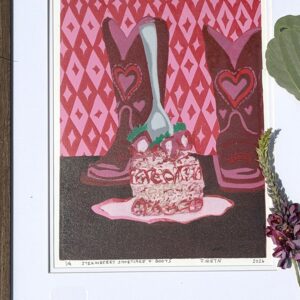 Strawberry Shortcake & Cowgirl Boots Artwork