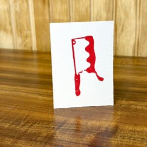 Bloody Knife ACEO Artwork