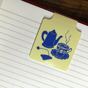 Tea Time Scene Magnetic Bookmark