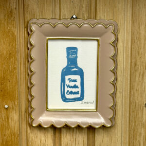 Vanilla Extract Pink Framed Artwork