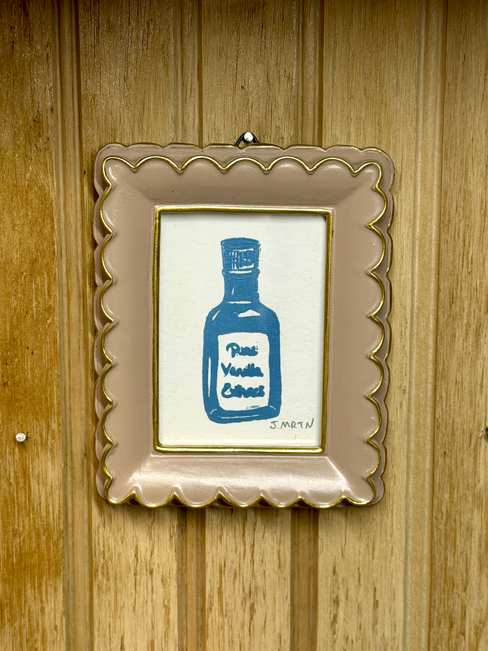 Vanilla Extract Pink Framed Artwork