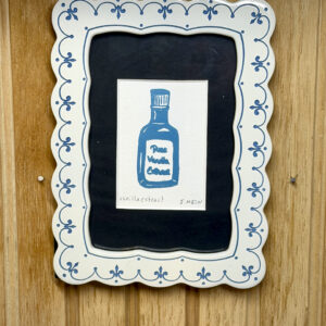 Vanilla Extract White Framed Artwork