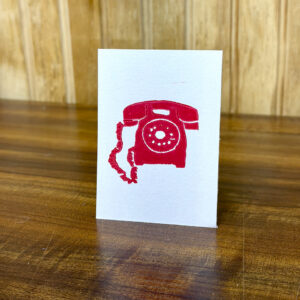 Rotary Telephone ACEO Artwork