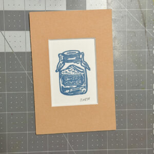 Baking Powder Matted Artwork